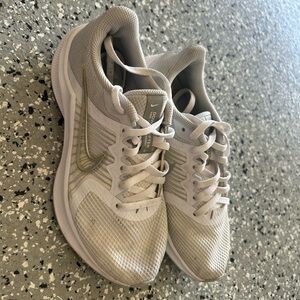 Nike Women's Running Sneakers in Beige and Light Gray